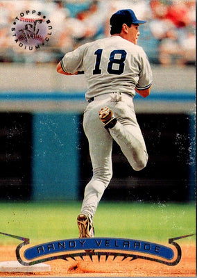 1996 Flair Gold Randy Velarde #44
