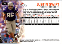 1999 Fleer Tradition Justin Swift #295 Rookie