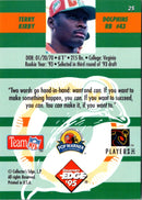 1995 Collector's Edge Instant Replay Terry Kirby