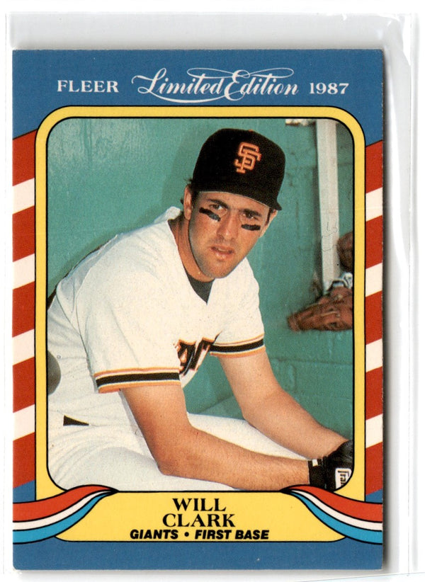 1986 Fleer Will Clark #6