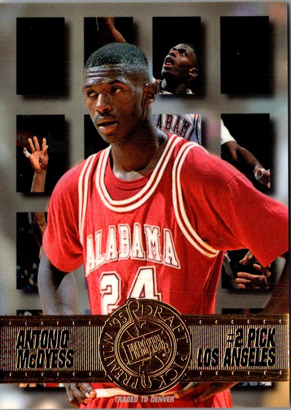 1995 Press Pass Premium Draft Picks Die Cuts Red Antonio McDyess #30