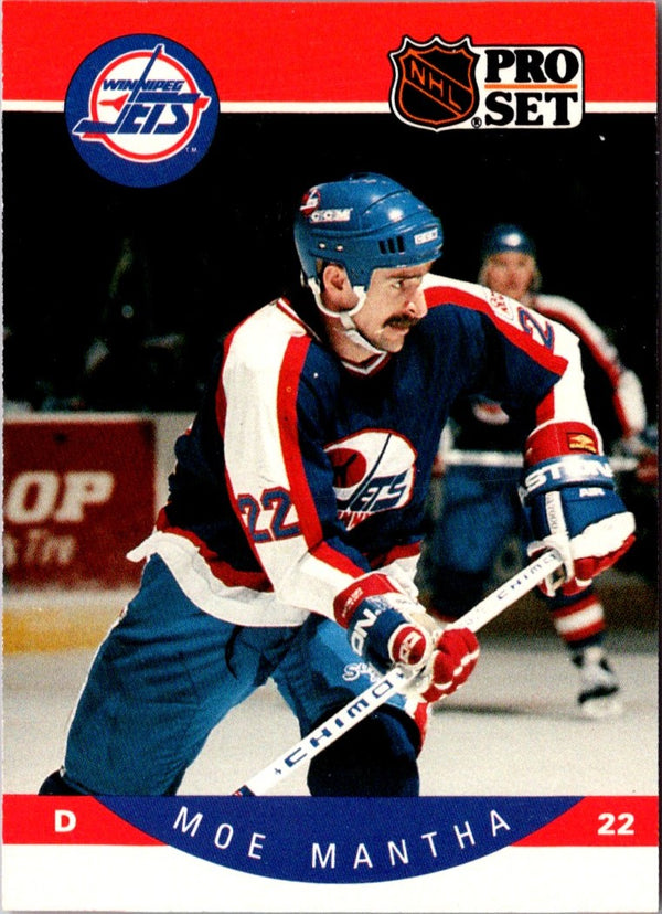 1990 Pro Set Moe Mantha #332