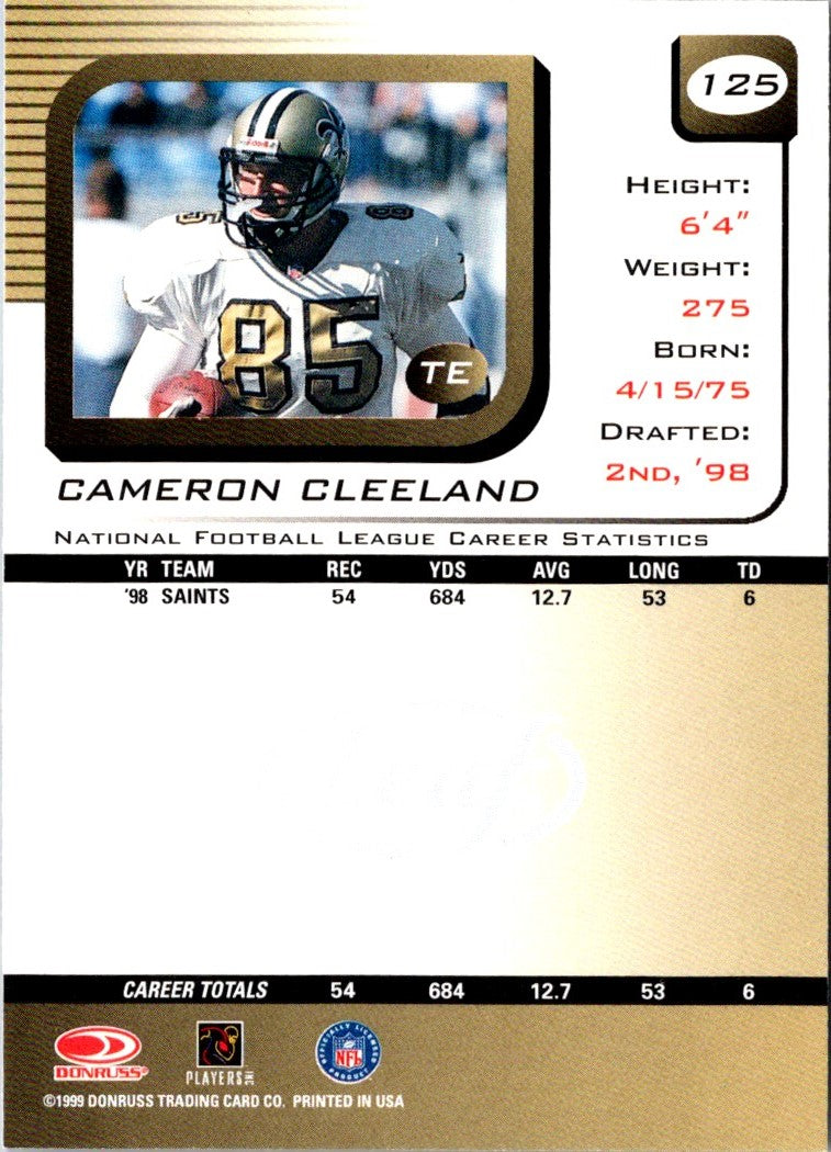 1999 Leaf Rookies & Stars Cameron Cleeland