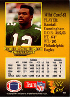 1991 Wild Card Randall Cunningham #61