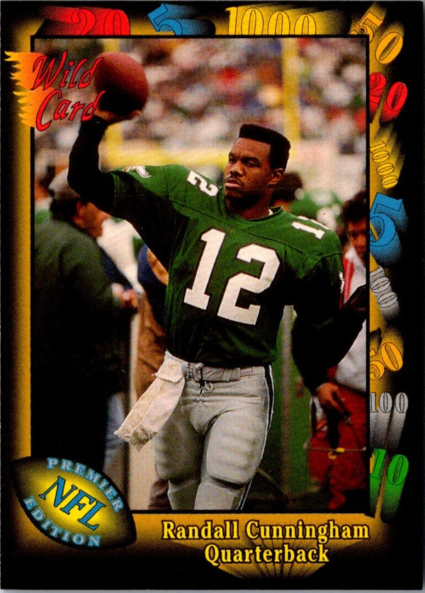 1991 Wild Card Randall Cunningham #61