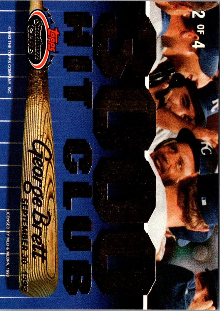 1993 Stadium Club Series I Inserts George Brett