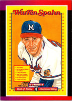 1989 Donruss Warren Spahn Puzzle #588