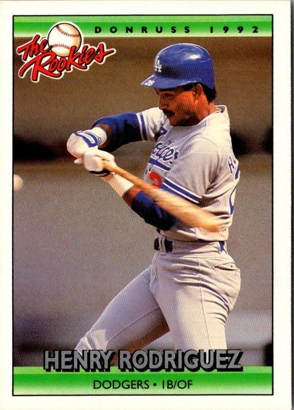 1992 Donruss The Rookies Henry Rodriguez #105