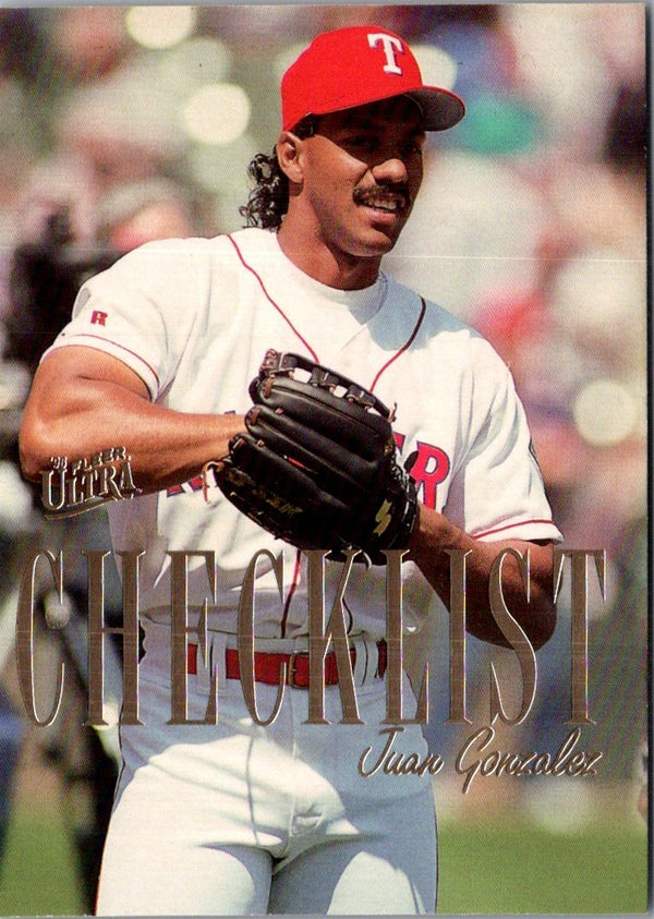 1995 Flair Juan Gonzalez #88