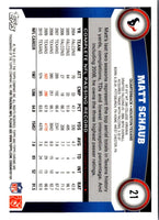 2011 Topps Chrome Matt Schaub #21