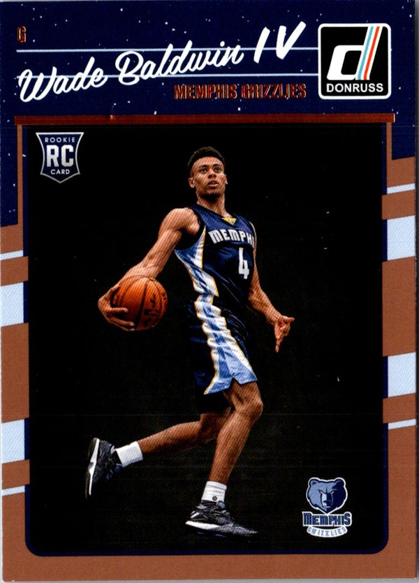 2016 Donruss Wade Baldwin IV #164 Rookie