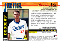 2021 Bowman Heritage Jake Vogel #175