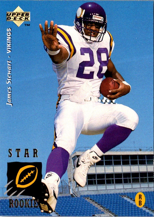 1995 Upper Deck James A. Stewart #7 Rookie