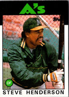 1986 Topps Steve Henderson #748