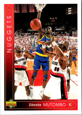 1993 Upper Deck Dikembe Mutombo #55