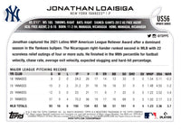 2022 Topps Update Jonathan Loaisiga #US56