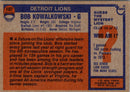 1976 Topps Bob Kowalkowski