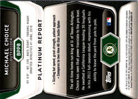 2012 Bowman Platinum Prospects Michael Choice #BPP8