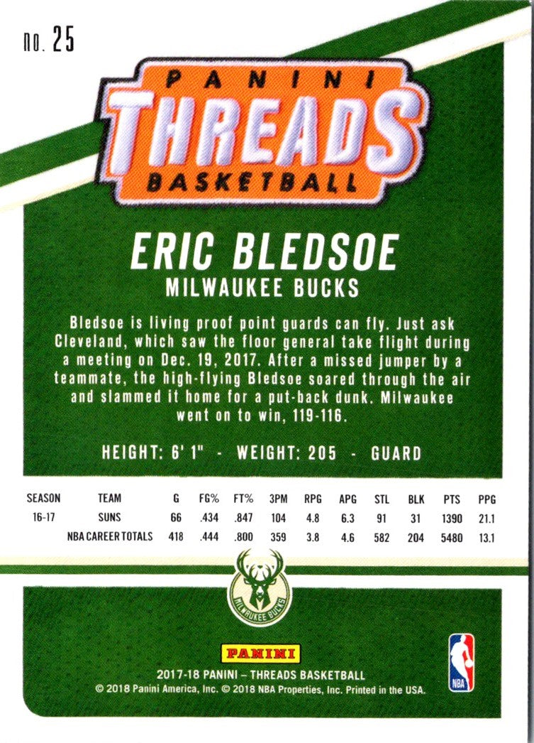 2018 Panini Eric Bledsoe