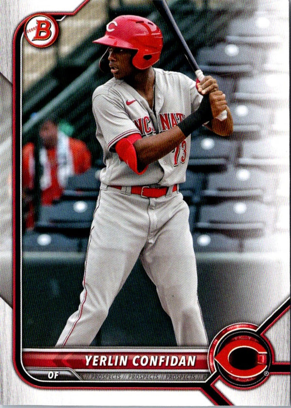 2022 Bowman Draft Baseball Yerlin Confidan #BD-199 Rookie