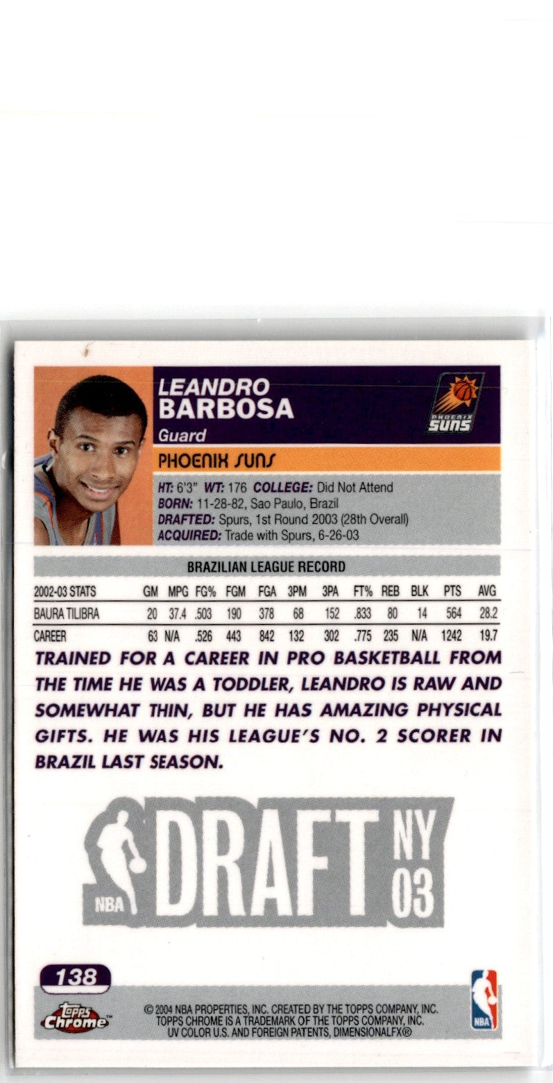 2004 Topps Leandro Barbosa