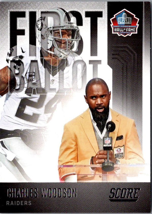 2022 Score First Ballot Charles Woodson #FB-CW