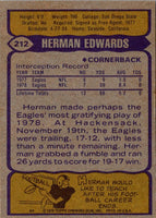 1979 Topps Herman Edwards #212