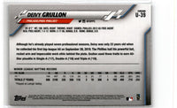 2020 Topps Chrome Update Deivy Grullon #U-39 Rookie