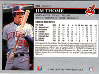 1992 Leaf Black Gold Jim Thome #299