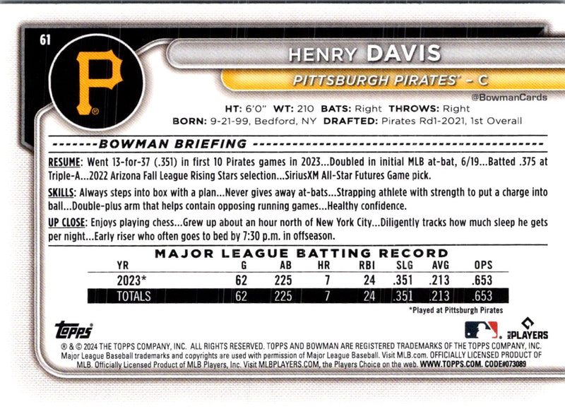 2024 Bowman Green Pattern Henry Davis