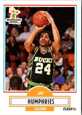 1990 Fleer Jay Humphries #105