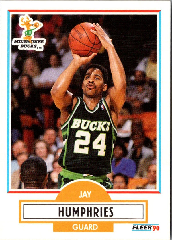 1990 Fleer Jay Humphries #105