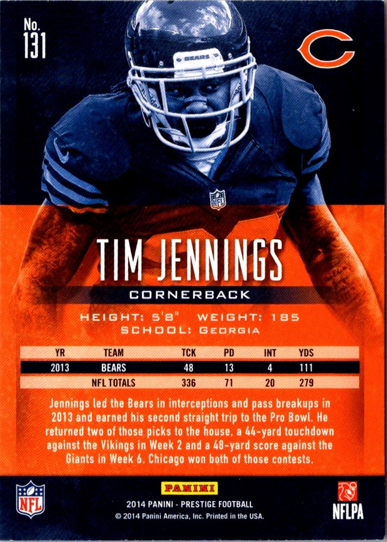 2014 Panini Prestige Tim Jennings