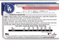 2024 Bowman Green Pattern Freddie Freeman #43