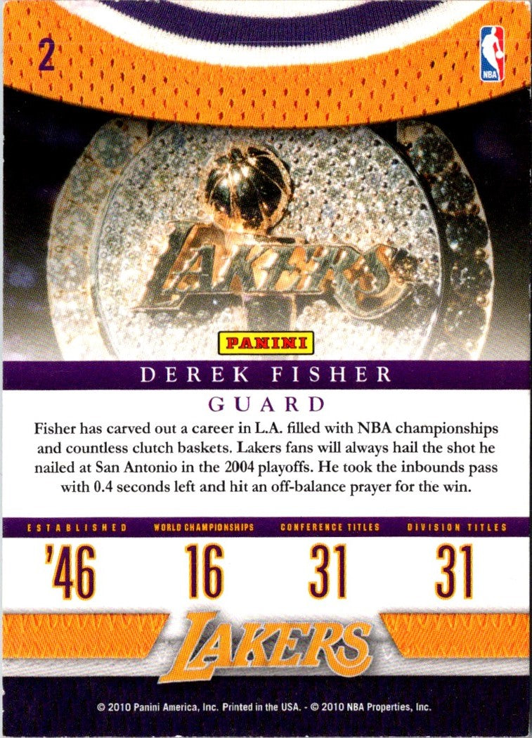 2010 Panini Derek Fisher