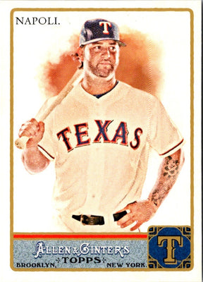 2011 Topps Allen & Ginter Glossy Factory Set Mike Napoli #183 /999