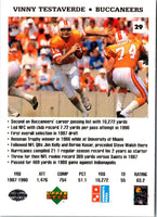 1991 Domino's The Quarterbacks Vinny Testaverde #29