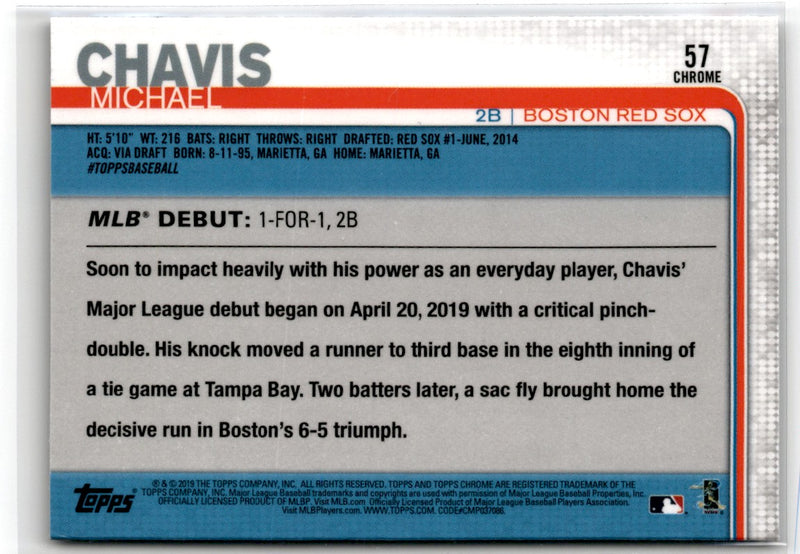 2018 Topps Chrome Boston Red Sox