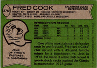 1978 Topps Fred Cook #376
