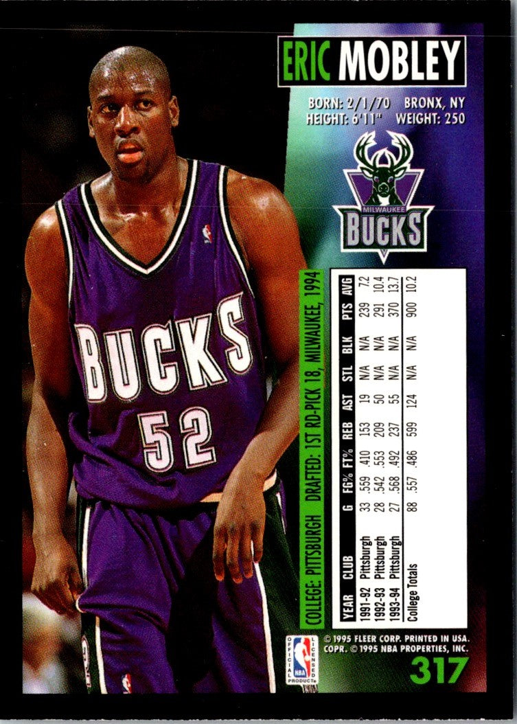 1994 Fleer Eric Mobley
