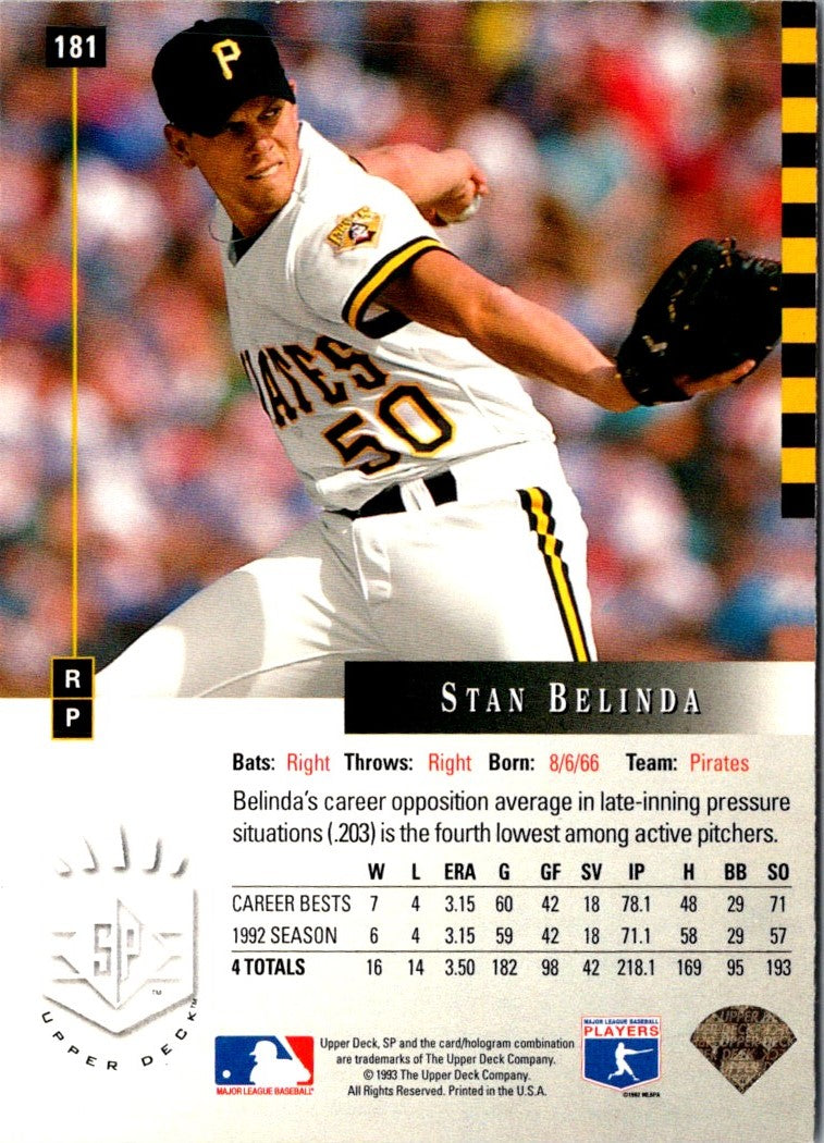 1993 SP Stan Belinda
