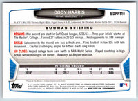 2014 Bowman Cody Harris #BDPP110