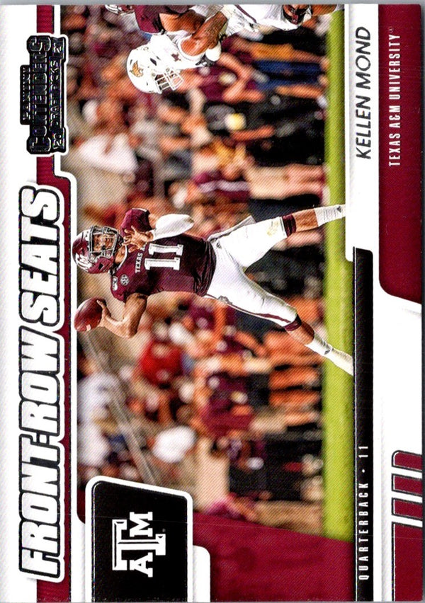 2021 Panini Contenders Draft Picks Front-Row Seats Kellen Mond #18
