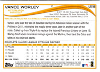 2014 Topps Update Vance Worley #US-36
