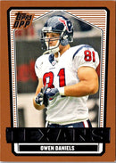 2007 Topps Draft Picks & Prospects Owen Daniels