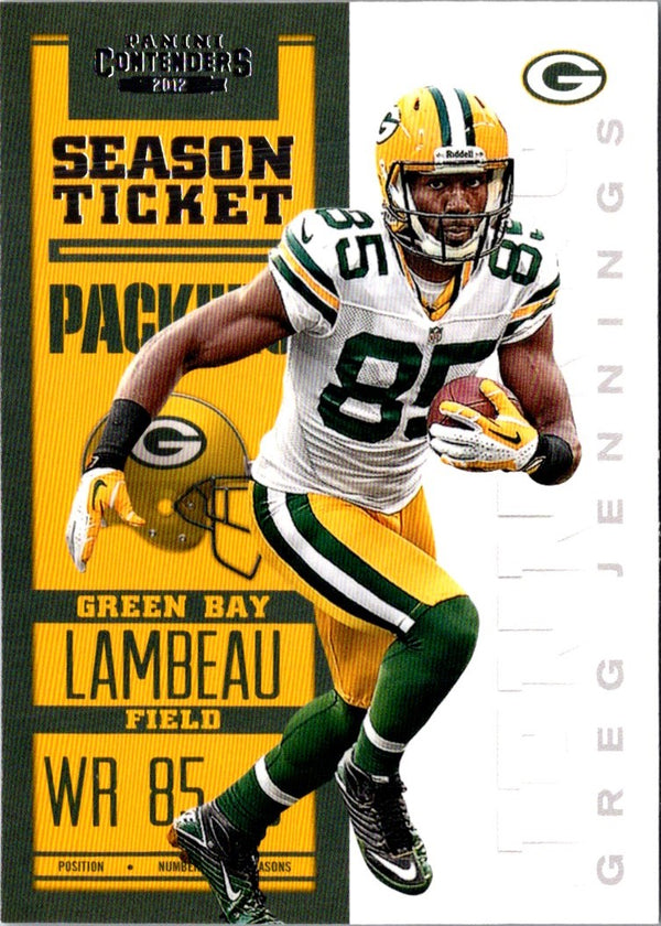 2012 Panini Contenders Greg Jennings #36