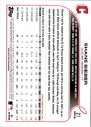 2022 Topps Shane Bieber