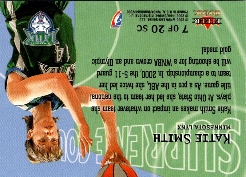 2000 SkyBox Dominion WNBA Supreme Court Katie Smith