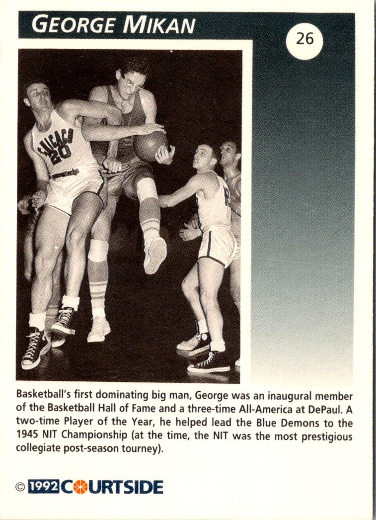 1992 Courtside Flashback George Mikan