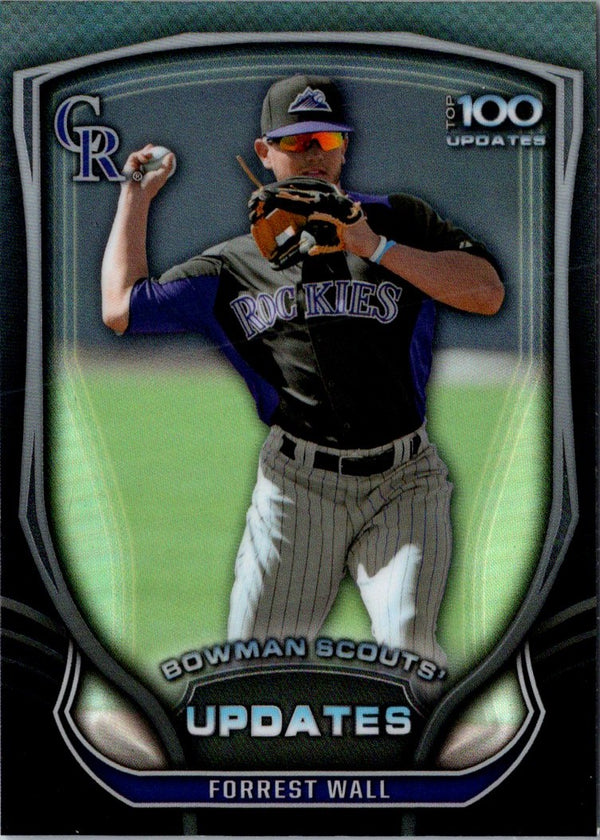 2015 Bowman Chrome Scouts Update Forrest Wall #BSU-FW